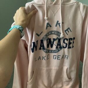 Baby pink Lakewood Wawasee hoodie